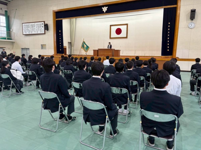 【第３８回同窓会入会式が行われました】